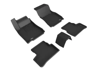 3D MAXpider Kagu Floormats For 21-23 Mercedes GLA/AMG GLA35/45 (H247) - Black R1 R2